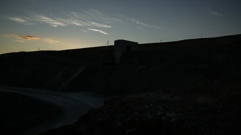 Mining enterprise, panorama Stock Footage 124032860