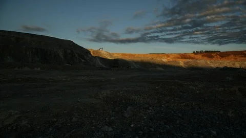 Mining enterprise, panorama Stock Footage 124033504