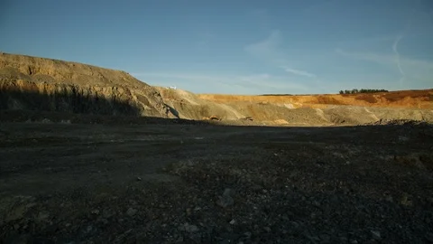 Mining enterprise, panorama Stock Footage 124033654