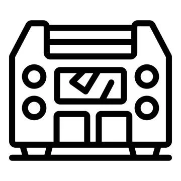 Mining equipment showing control panel with buttons and displaying data 스톡 일러스트