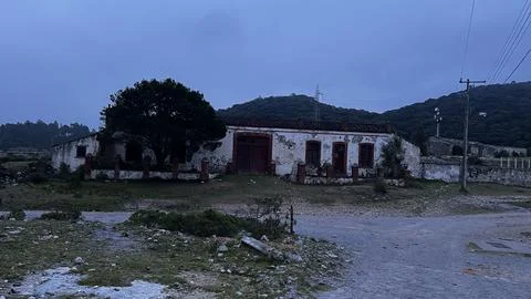 A mining estate. Stock Photos