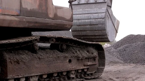 Mining excavator 1 Stock Footage 99179085