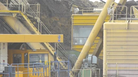 Mining Excavator 12 Stock-Footage 8509143