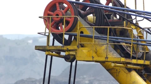 Mining Excavator 2 Vídeo Stock 8509111