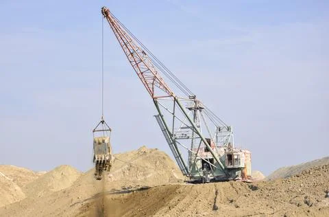 Mining excavator Stock Photos