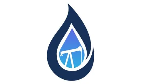 Mining Exploration Logo Design Template Vector Stock Illustration