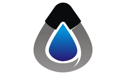 Mining Exploration Logo Design Template Vector Stock Illustration