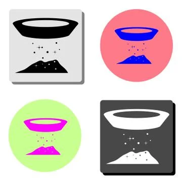 Mining. flat vector icon Stock Illustration