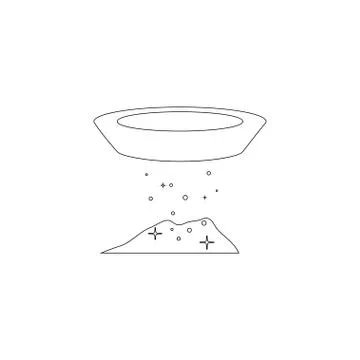 Mining. flat vector icon Illustrazione stock