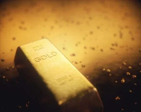 Mining Gold Nuggets Stock Illustration