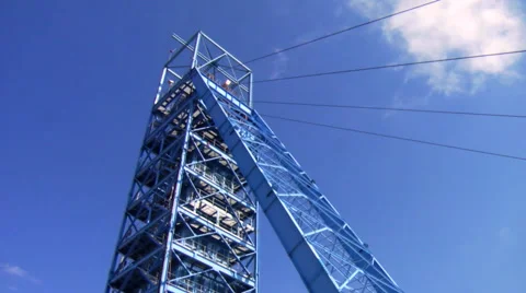 Mining-Headgear1 Stock Footage 48945453