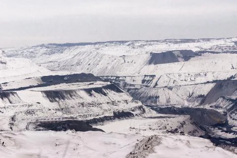 Mining horizons Stock Photos