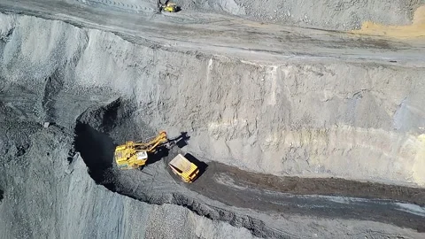 Mining In A Huge Quarry. Stock-Footage 316178296