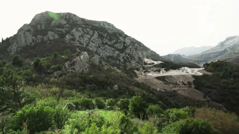 Mining industry in Budva Stock Footage 193652459