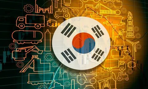 Mining industry design. Stock Illustration