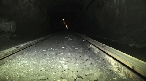 Mining of iron ore in the mine Stock Footage 54074456