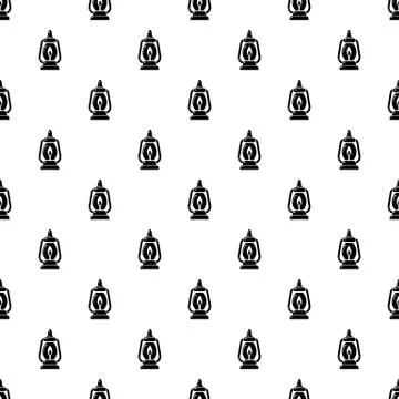 Mining lamp pattern vector seamless Stock Illustration