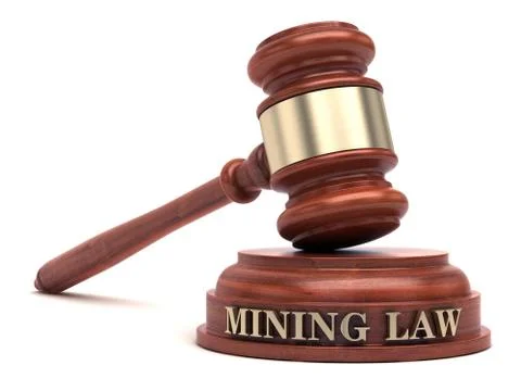 Mining law Stock Photos