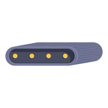 Mining line icon cartoon vector. Truck element Illustrazione stock