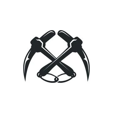 Mining logo design simple minimalist concept gold mountain mining with work.. 스톡 일러스트