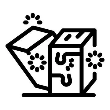 Mining machine extracting diamonds from ore with laser beams Stockillustratie