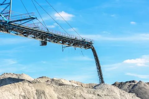 Mining machinery in the mine Stock Photos