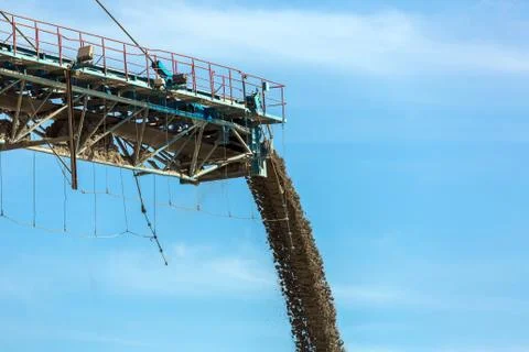 Mining machinery in the mine Stock Photos