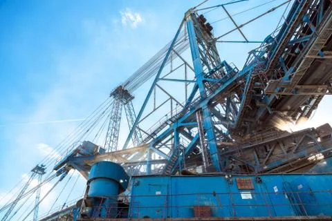 Mining machinery in the mine Stock Photos