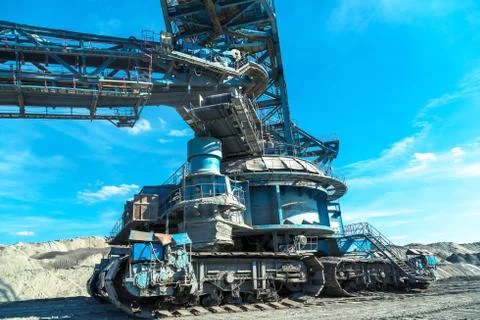 Mining machinery in the mine Foto stock