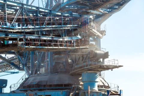 Mining machinery in the mine Stock Photos