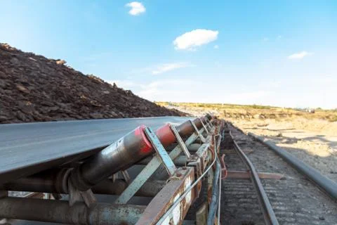 Mining machinery in the mine Stock Photos