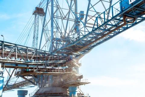 Mining machinery in the mine Foto stock