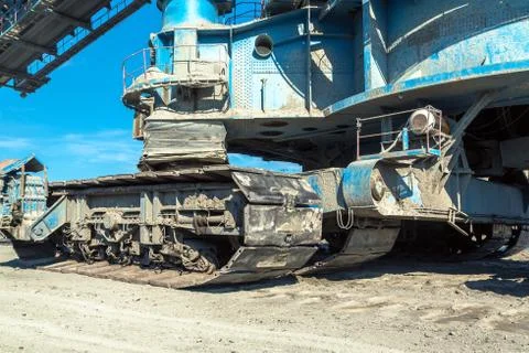 Mining machinery in the mine Stock Photos