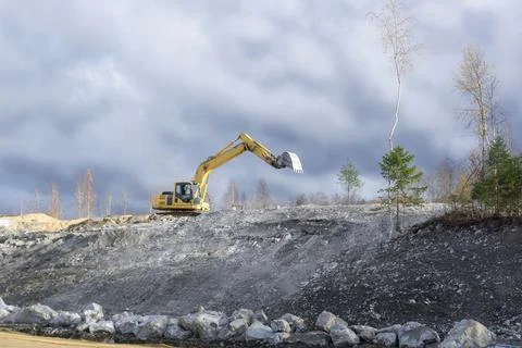 Mining, machinery. Stock Photos