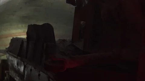 Mining of mines construction of mines Stock Footage 93539201