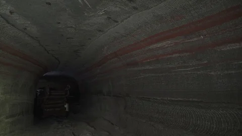 Mining in mines of minerals Stock Footage 93539581