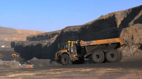 Mining - Open Pit Stock Footage 35521901