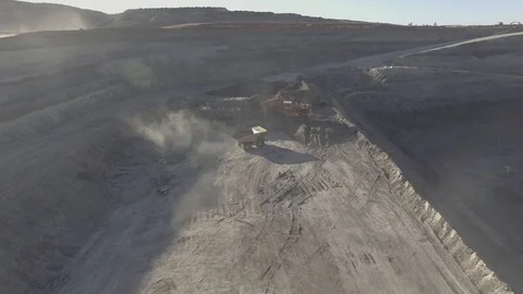 Mining Operation Drone Stock Footage 92070949