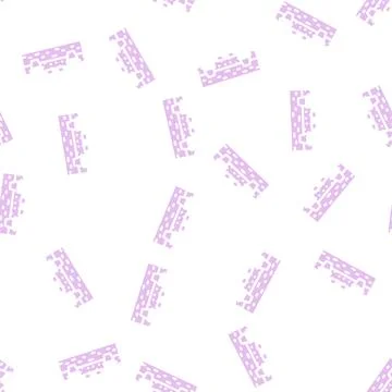 Mining peat glyph vector seamless pattern Stock Illustration