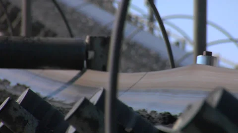 Mining - Plant Conveyor Stock Footage 35522221