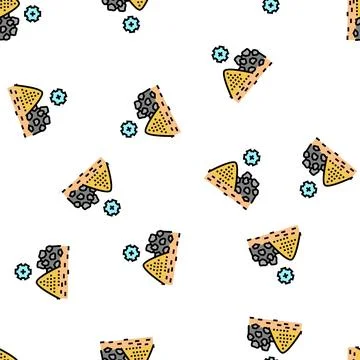 Mining processing vector seamless pattern Stock Illustration