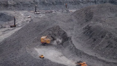 Mining quarry Stock Footage 218923584