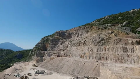 Mining quarry from fpv drone Stock-Footage 201267384