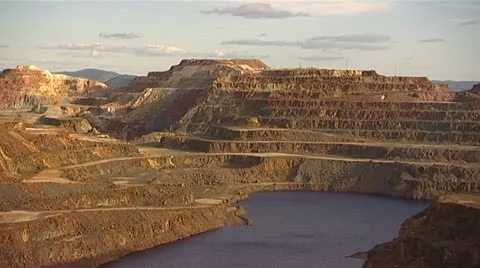 Mining - Rio Tinto - Spain Stockbeeldmateriaal 22112406