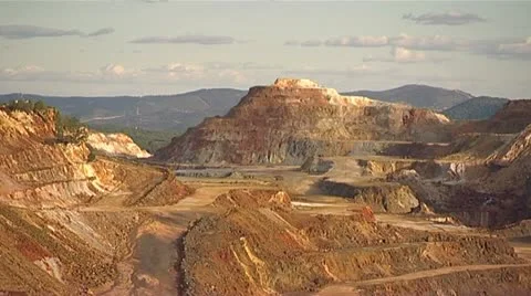 Mining - Rio Tinto - Spain Stockbeeldmateriaal 22112708