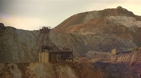 Mining - Rio Tinto - Spain Stockbeeldmateriaal 22113359