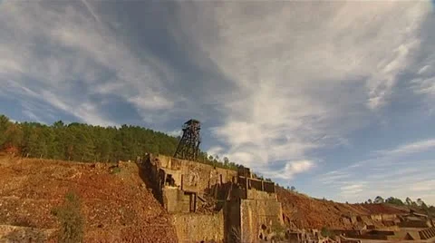 Mining - Rio Tinto - Spain Stockbeeldmateriaal 22113456