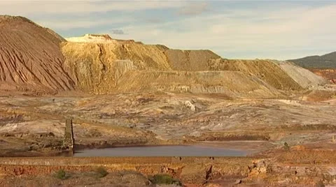 Mining - Rio Tinto - Spain 库存影片 22113927