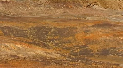 Mining - Rio Tinto - Spain Stockbeeldmateriaal 22114283