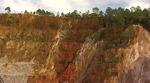 Mining - Rio Tinto - Spain Stockbeeldmateriaal 22137883